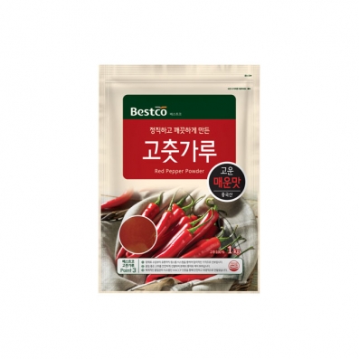 베스트코 고춧가루 1kg (고운 매운맛)