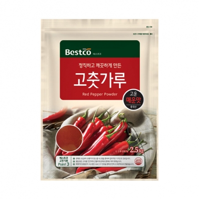 베스트코 고춧가루 2.5kg (고운 매운맛)