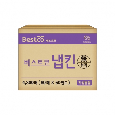 [대량구매특가] 베스트코 냅킨 1박스 (4800매)